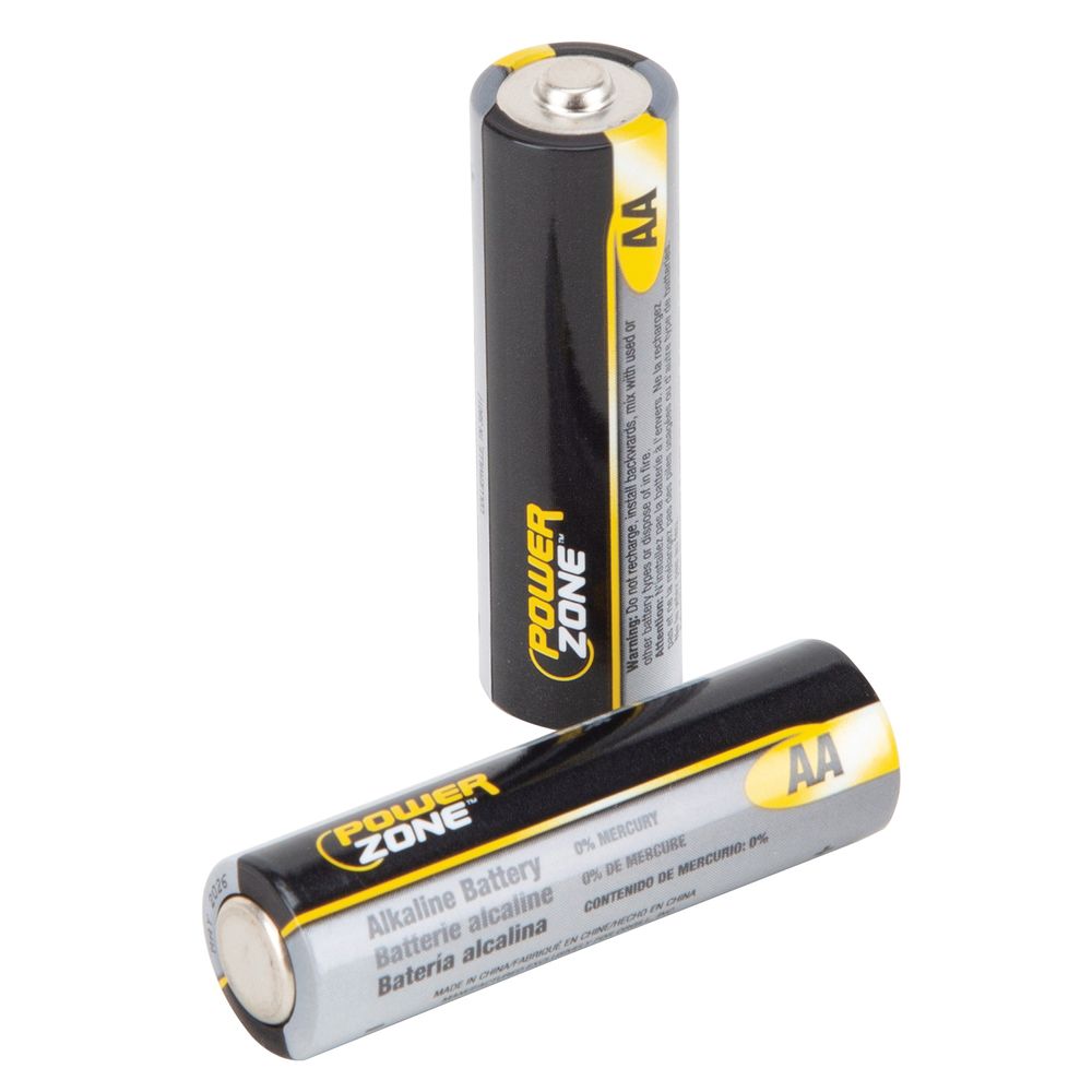 PowerZone AA Alkaline Batteries, 8-Pack