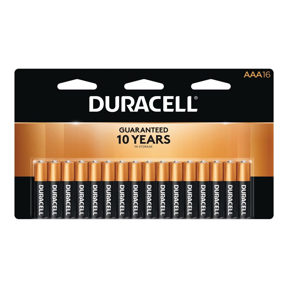 Duracell AAA Alkaline Batteries, 16-Pack