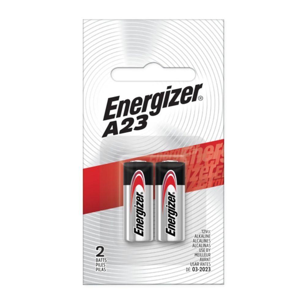 Energizer A23 12 V Alkaline Battery, 2-Pack