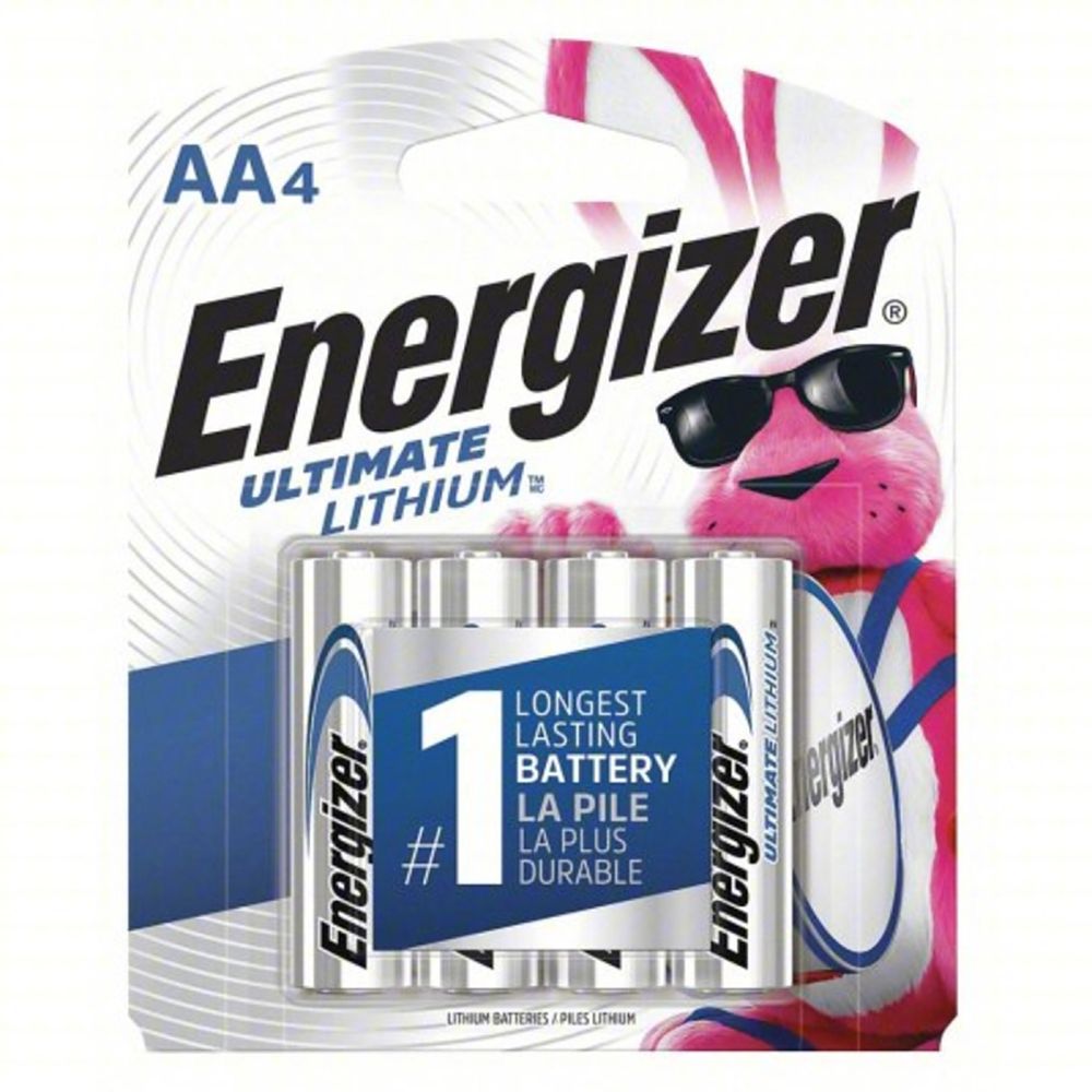 Energizer Ultimate Lithium AA Batteries, 4-Pack