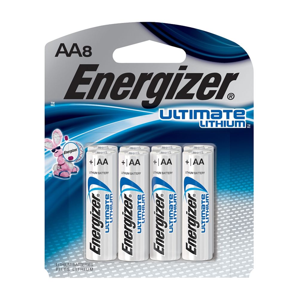 Energizer AA Ultimate Lithium Batteries, 8-Pack