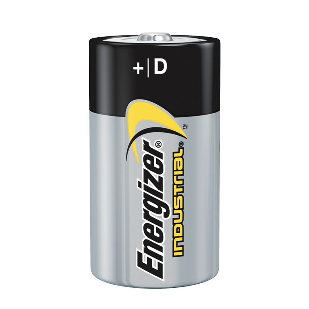 Energizer Industrial 1.5 V. D Alkaline Batteries, 12-Pack
