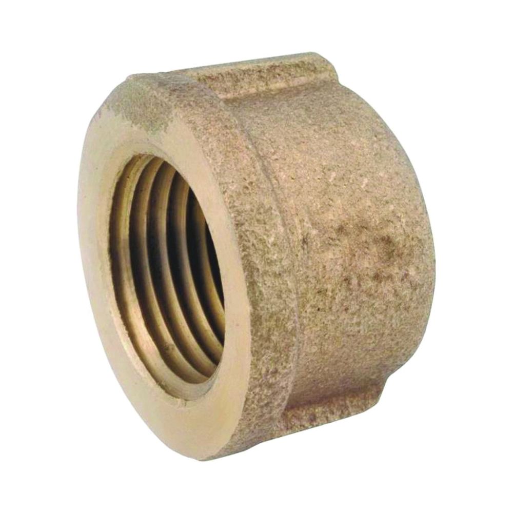 Anderson Metal 1/8 in. Red Brass Pipe Cap