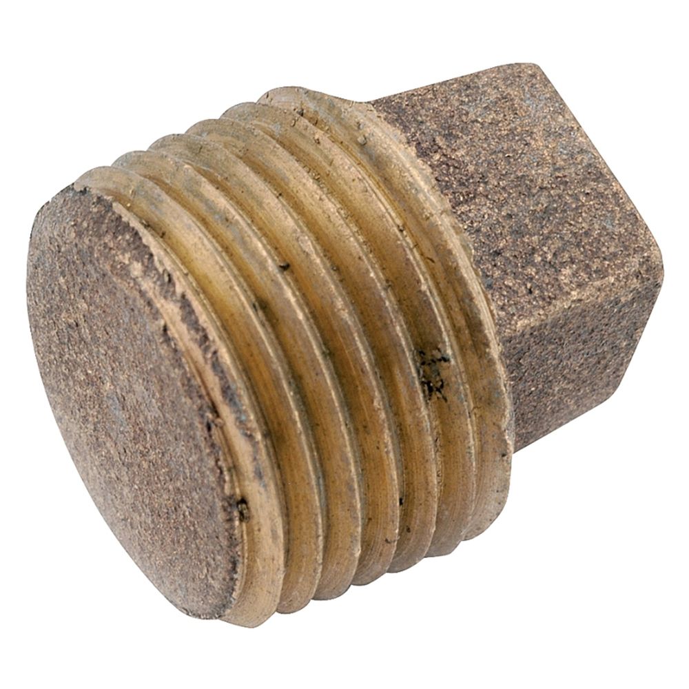 Anderson Metal 1/8 in. Solid Red Brass Pipe Plug