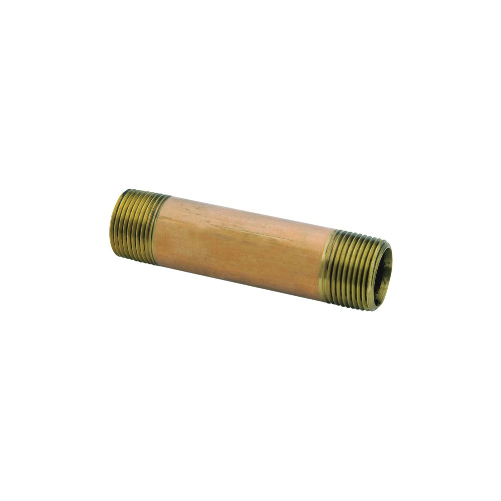Anderson Metals 1/8 in. x 4 in. Brass Pipe Nipple