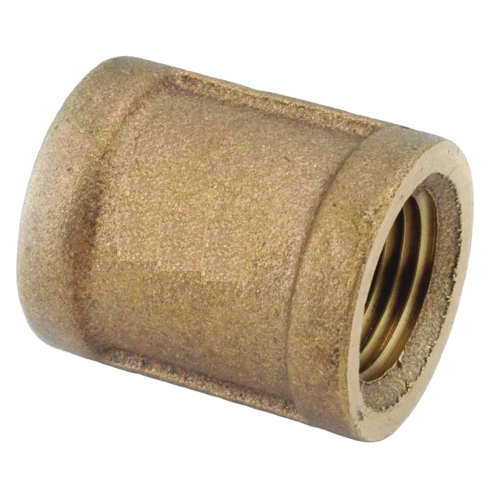 Anderson Metals 1/4 in. Brass Pipe Coupling