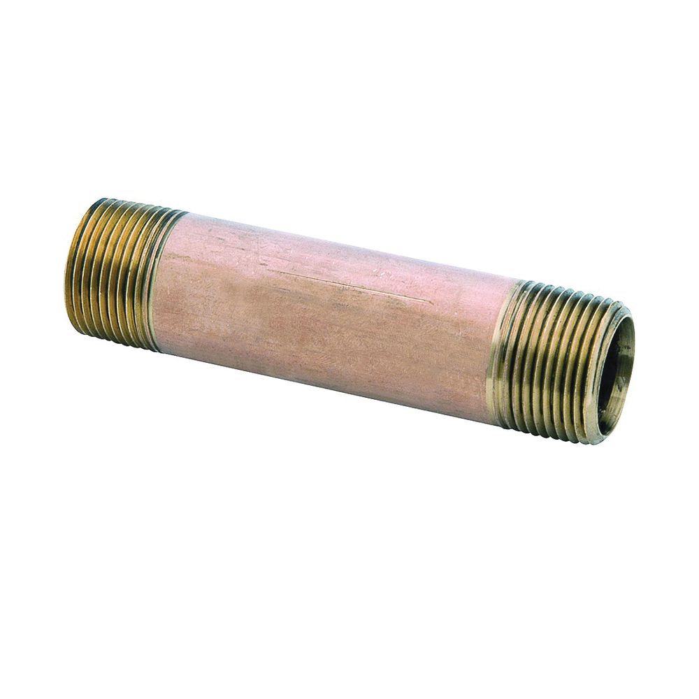 Anderson Metals 1/4 in. x 3 in. Brass Pipe Nipple