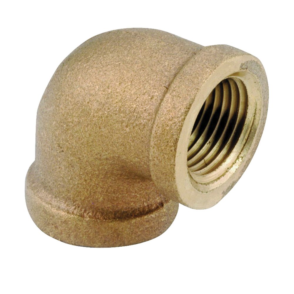 Anderson Metals 1/2 in. 90-Degree Brass Pipe Elbow