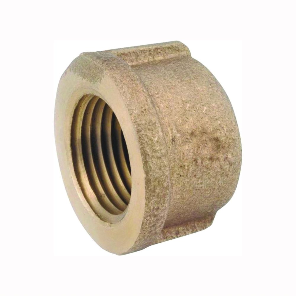 Anderson Metal 1 in. Red Brass Pipe Cap