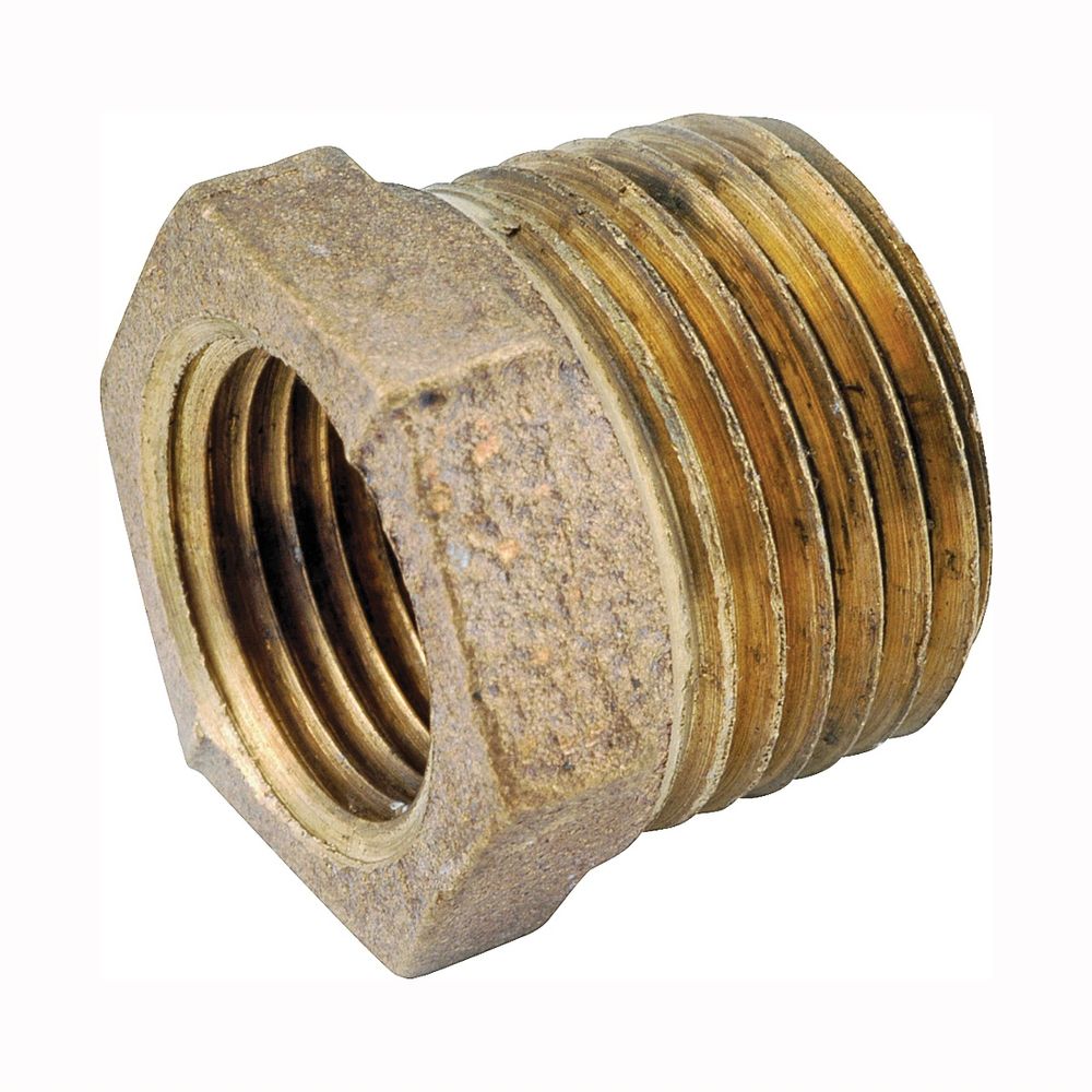 Anderson Metals 1 in. x 1/2 in. Brass Hex Reducing Bushing