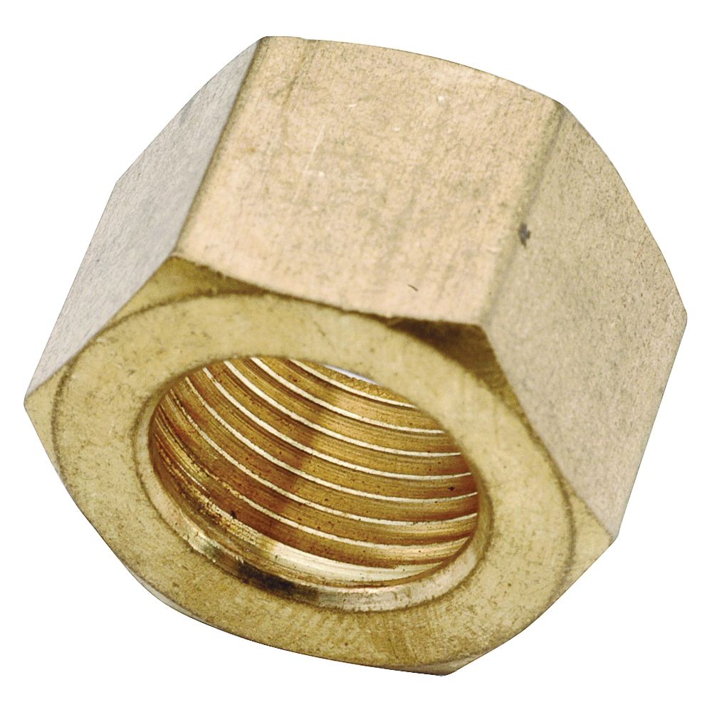 Anderson Metals 5/16 in. Brass Compression Nut