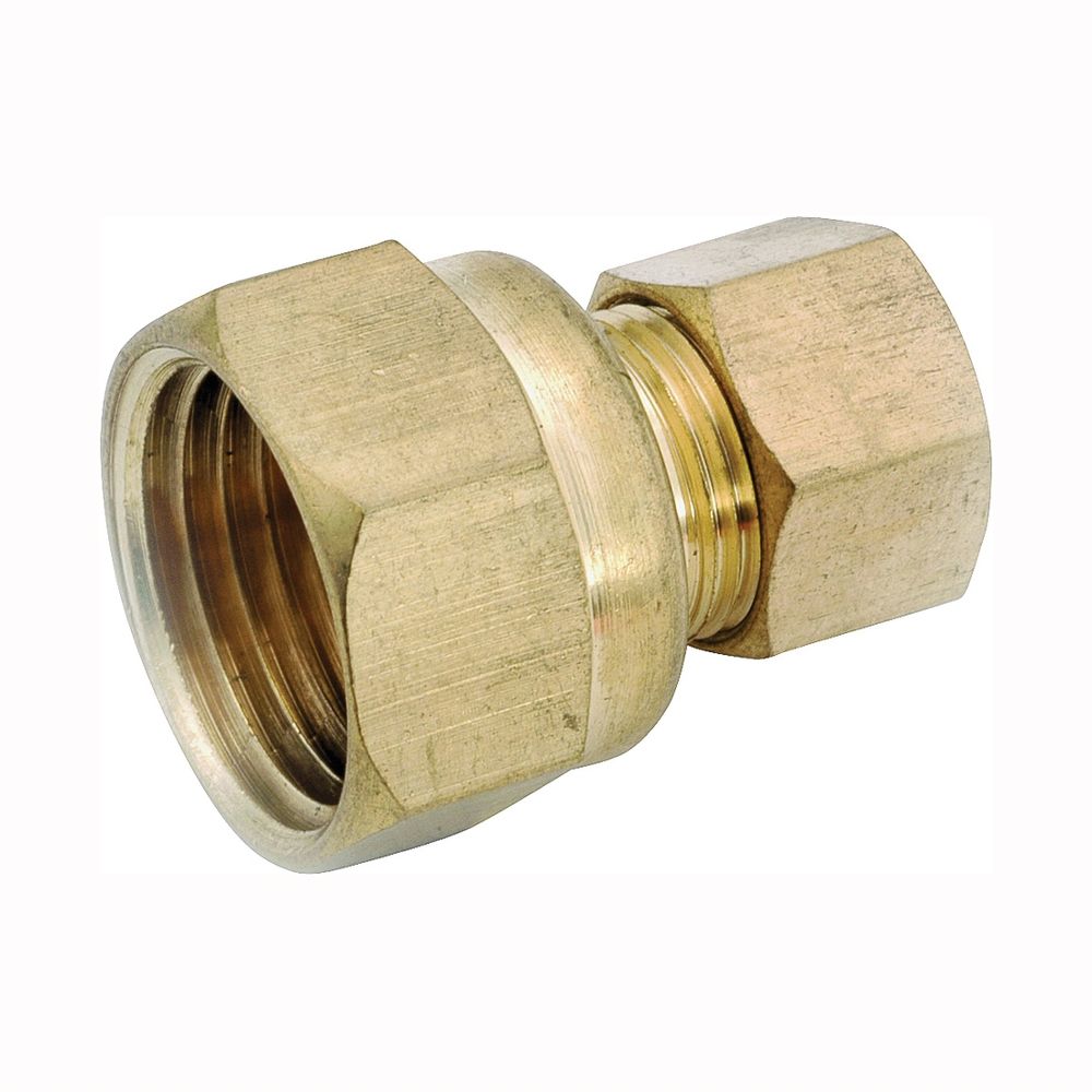 Anderson Metals 3/8 in. x 3/8 in. Brass Compression x Female Pipe Coupling