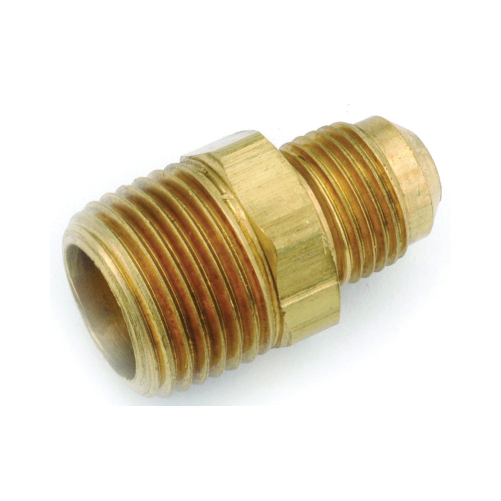 Anderson Metals 3/8 in. Male Flare x 3/4 in. MPT Brass Connector
