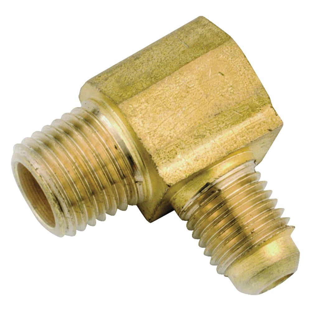 Anderson Metals 3/8 in. Flare x 1/2 in. MPT Lead Free Tube Elbow