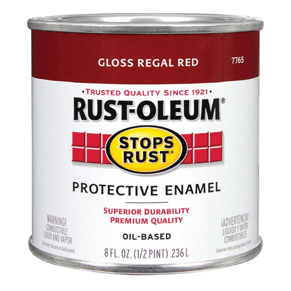 Rust-Oleum 1/2 pt. Regal Red Gloss Protective Enamel Paint