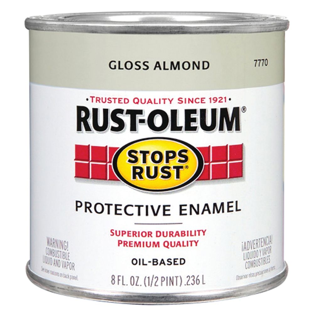 Rust-Oleum 1/2 pt. Gloss Almond Protective Enamel Paint