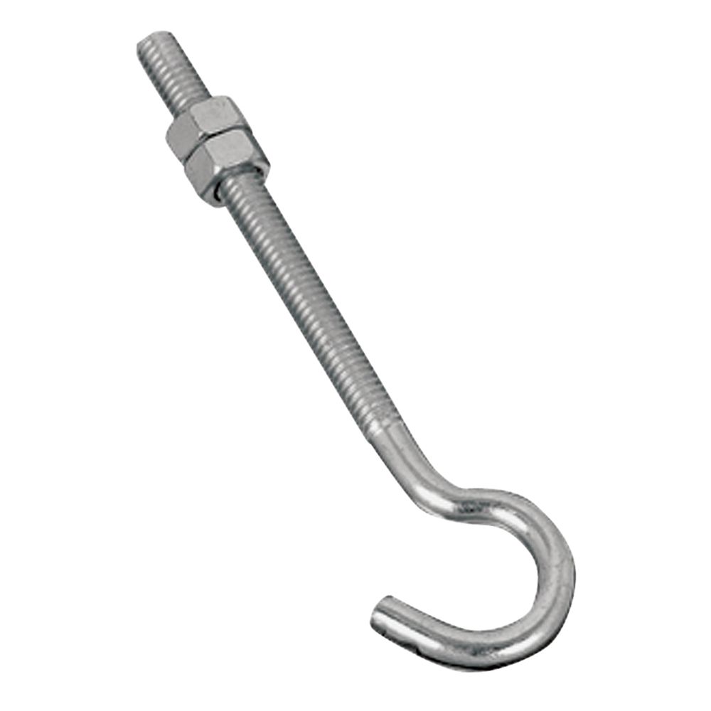 National Hardware 5/16 in. x 5 in. Zinc J-Hook Bolt