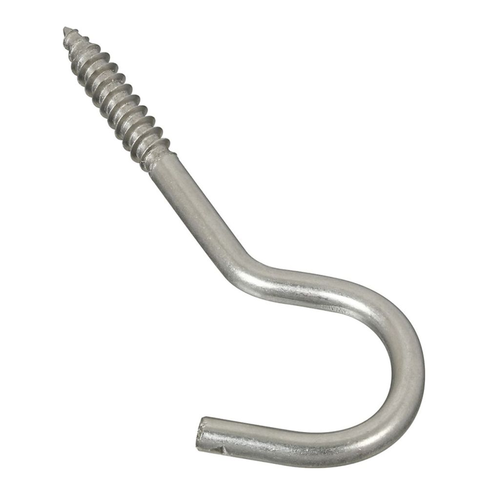National Hardware 3/8 in. x 4-7/8 in. Stainless Steel Screw Hook