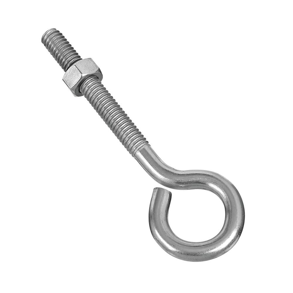 National Hardware 1/4 in. x 3 in. Stainless Steel Eye Bolt with Nut
