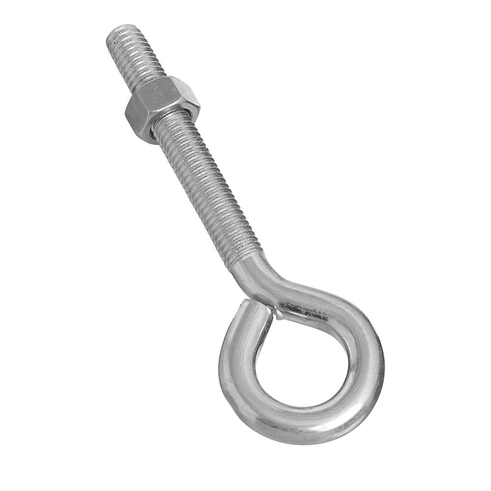 National Hardware 1/2 in. x 6 in. Zinc Eye Bolt with Hex Nut