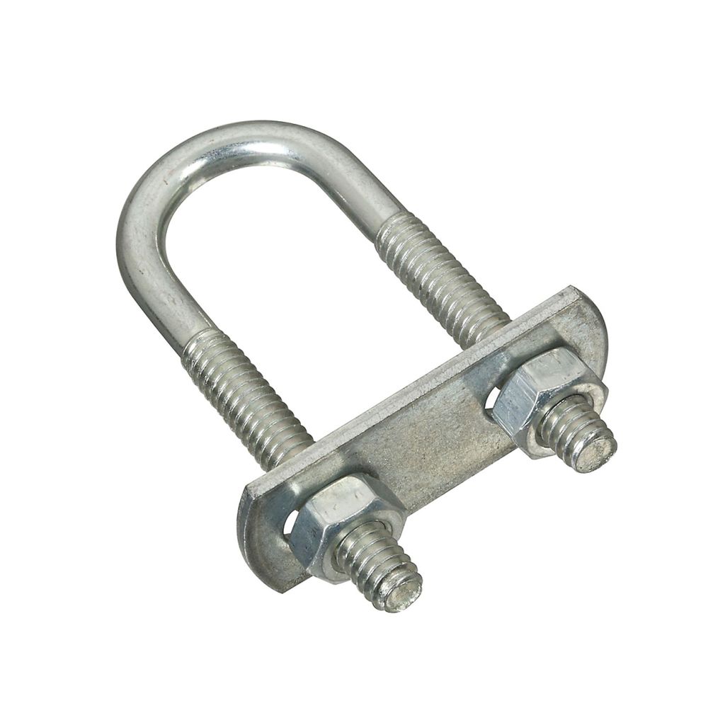 National Hardware 1/4 in. x 3/4 in. x 2-1/2 in. Zinc U-Bolt with Nut