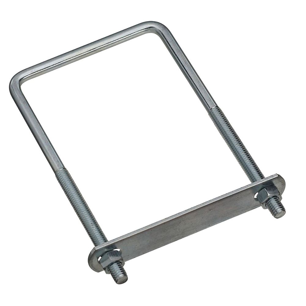 National Hardware 3/8 in. x 4 in. x 7 in. Zinc Square U-Bolt