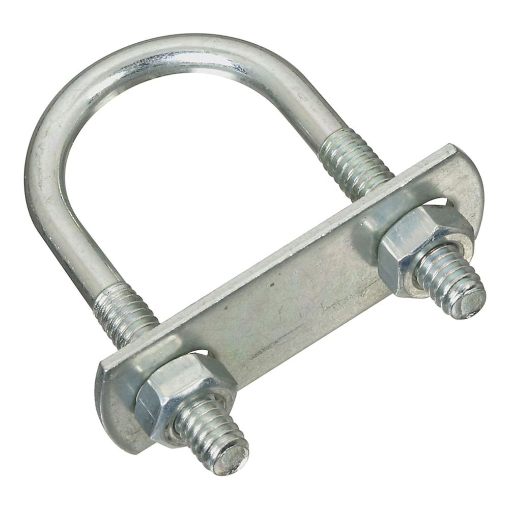 National Hardware 1/4 in. x 1-1/8 in. x 2-1/4 in. Zinc U-Bolt with Nuts