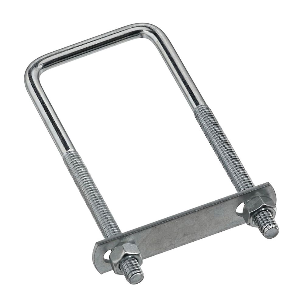 National Hardware 5/16 in. x 2 in. x 5 in. Zinc Square U-Bolt