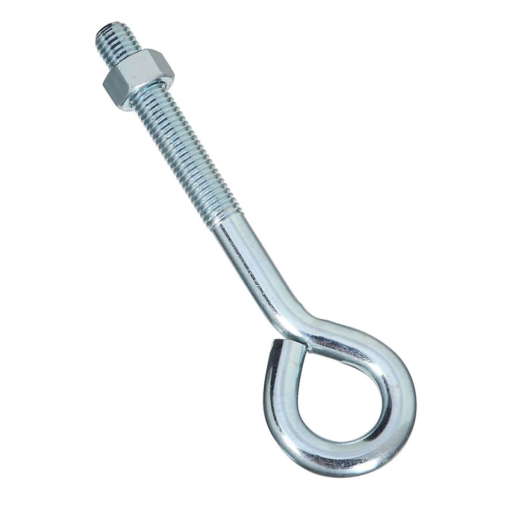 National Hardware 5/8 in. x 8 in. Zinc Eye Bolt with Hex Nut