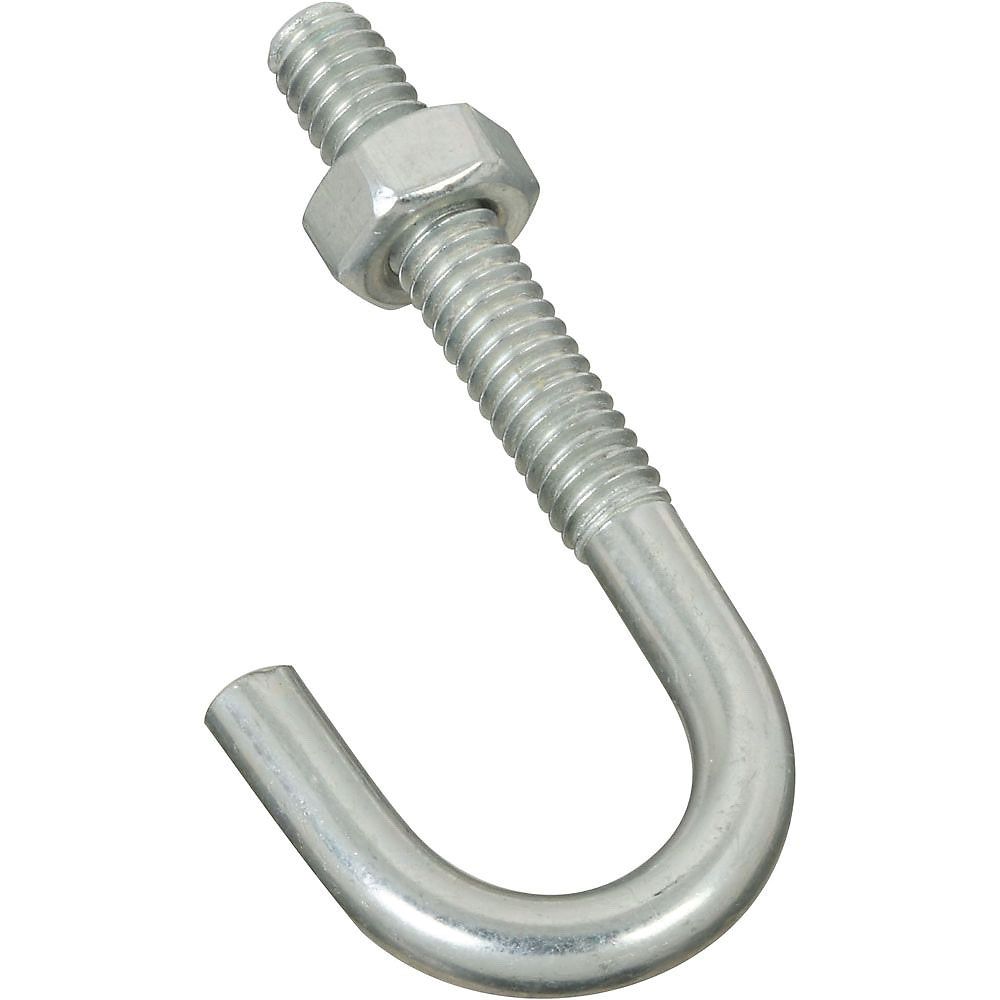National Hardware 1/4 in. x 2-5/16 in. Zinc-Plated J-Bolt