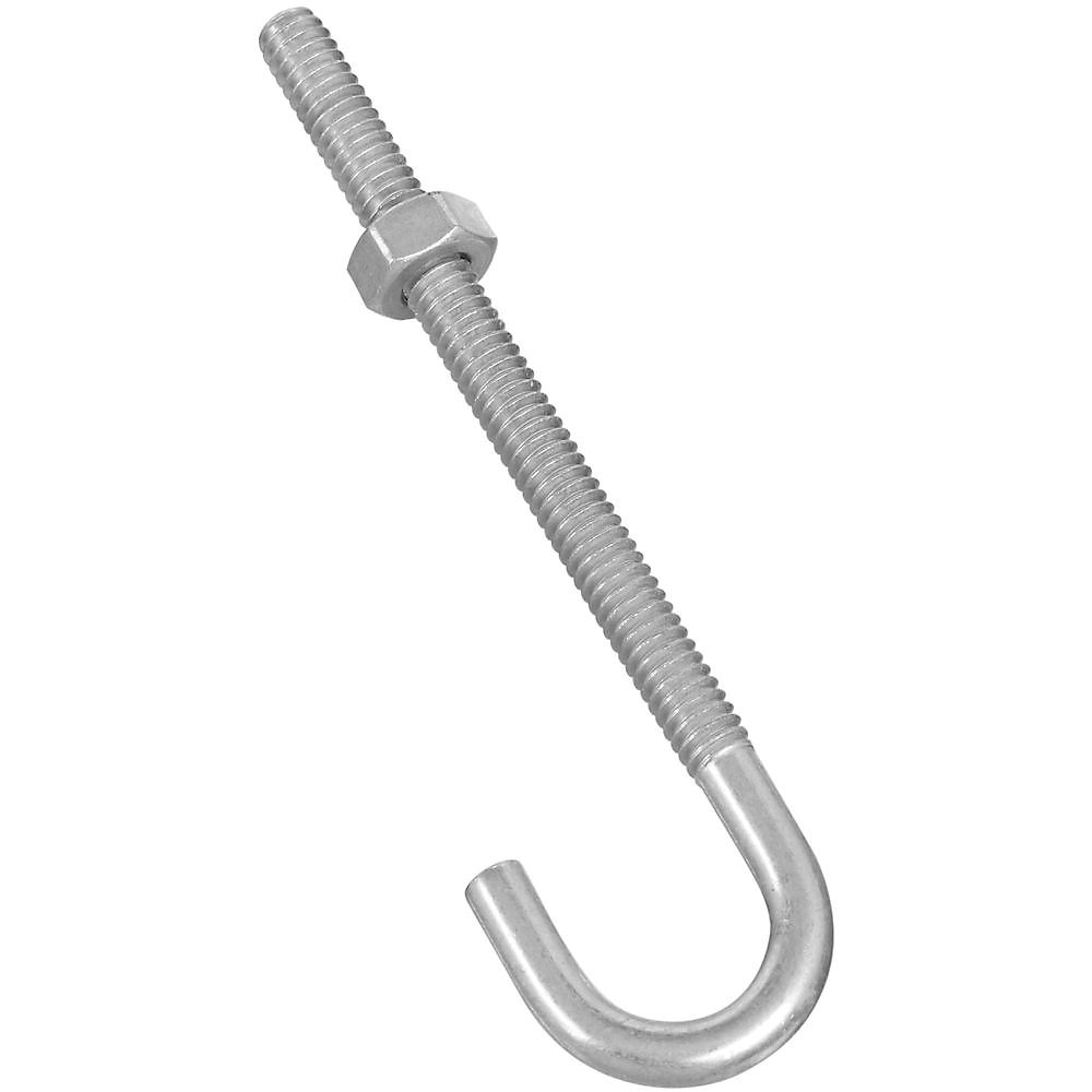 National Hardware 1/4 in. x 4 in. Zinc Plated J-Bolt