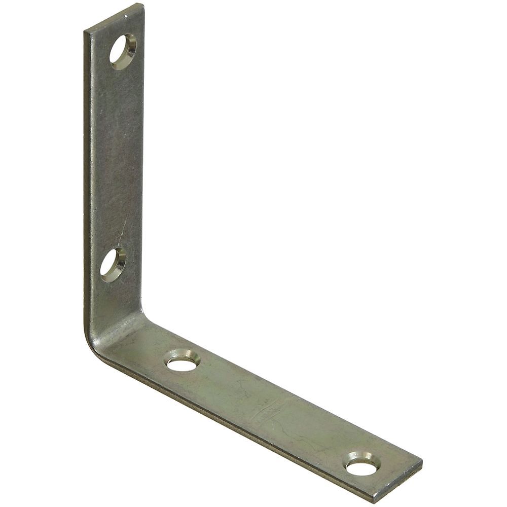 National Hardware 3-1/2 in. x 3/4 in. Zinc Plated Corner Brace