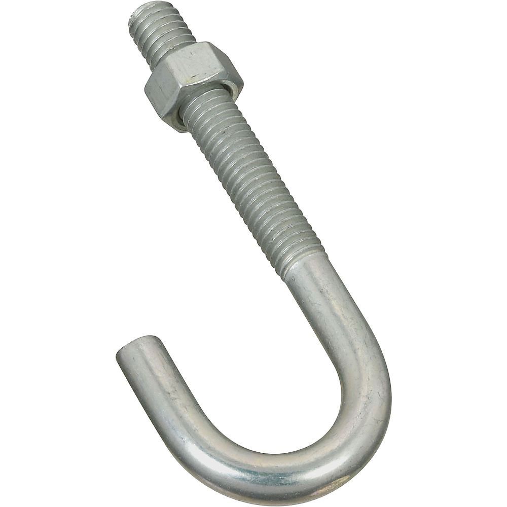 National Hardware 3/8 in. x 3-3/4 in. Zinc-Plated J-Bolt