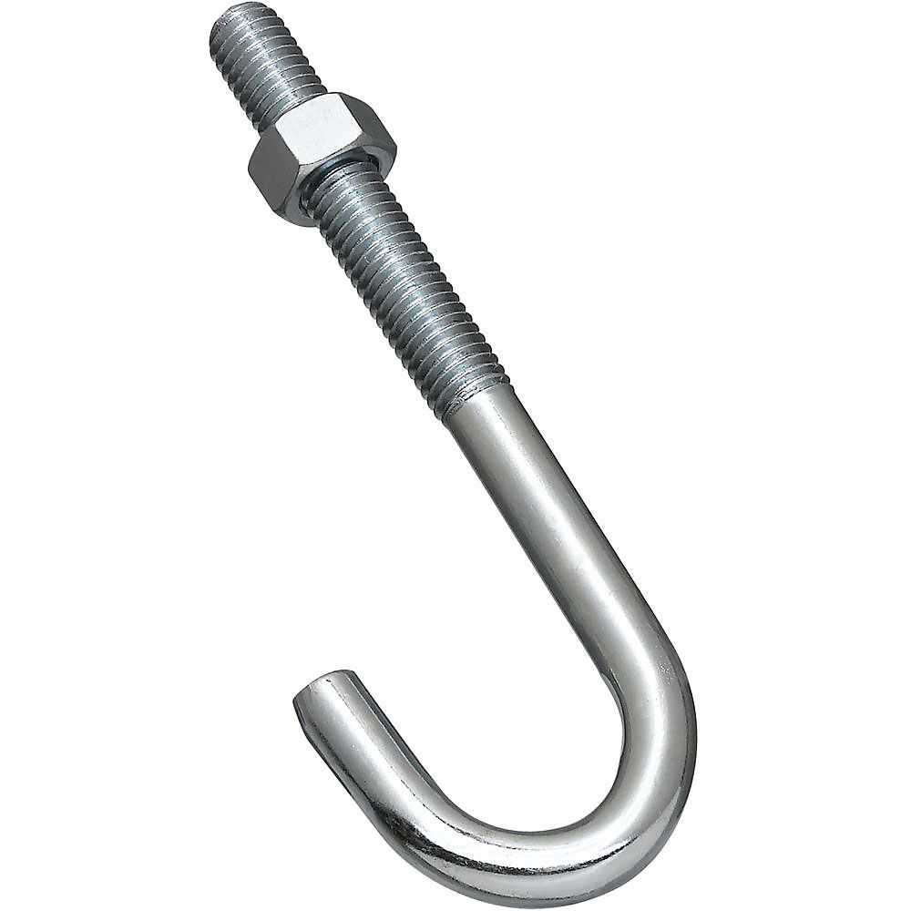 National Hardware 1/2 in. x 6 in. Zinc-Plated J-Bolt
