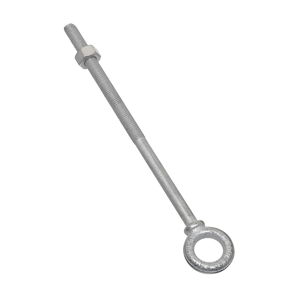 National Hardware 1/2 in. x 10 in. Galvanized Eye Bolt with Hex Nut