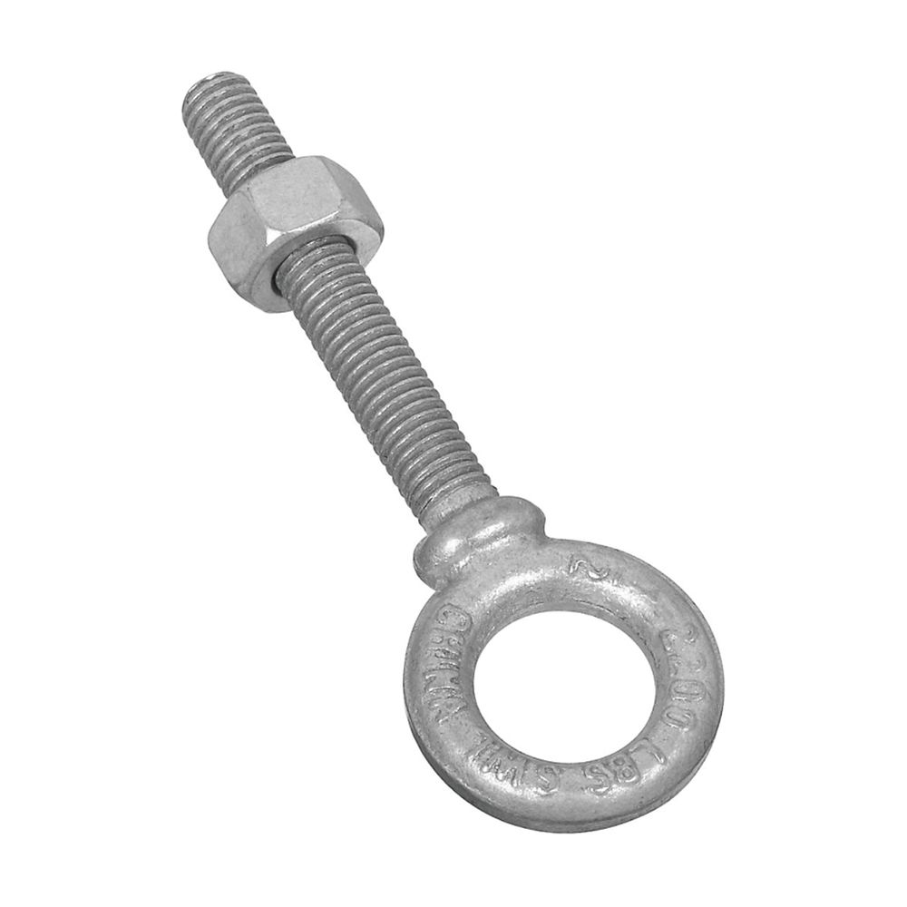 National Hardware 1/2 in. x 3-1/4 in. Galvanized Eye Bolt with Nut