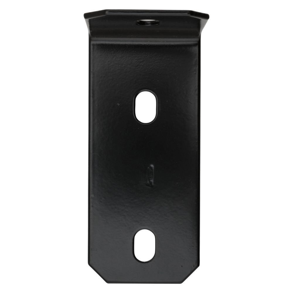 National Hardware 6-13/16 in. x 3 in. x 1/8 in. Black Steel Corner Brace