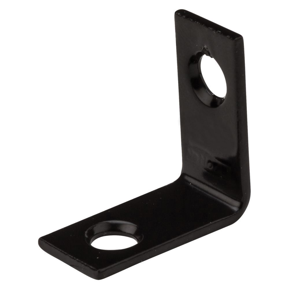 National Hardware 1 in. x 1/2 in. Black Corner Brace