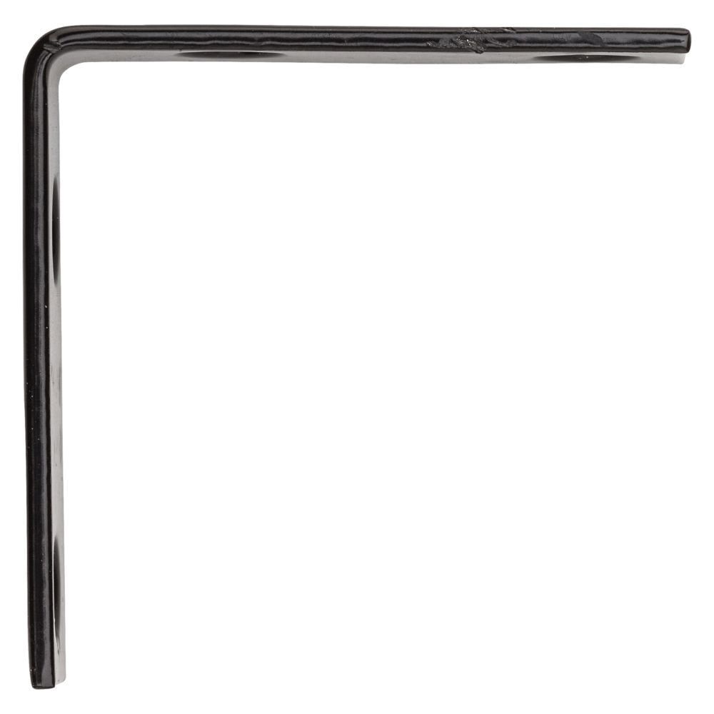 National Hardware 2 in. x 5/8 in. Black Corner Brace