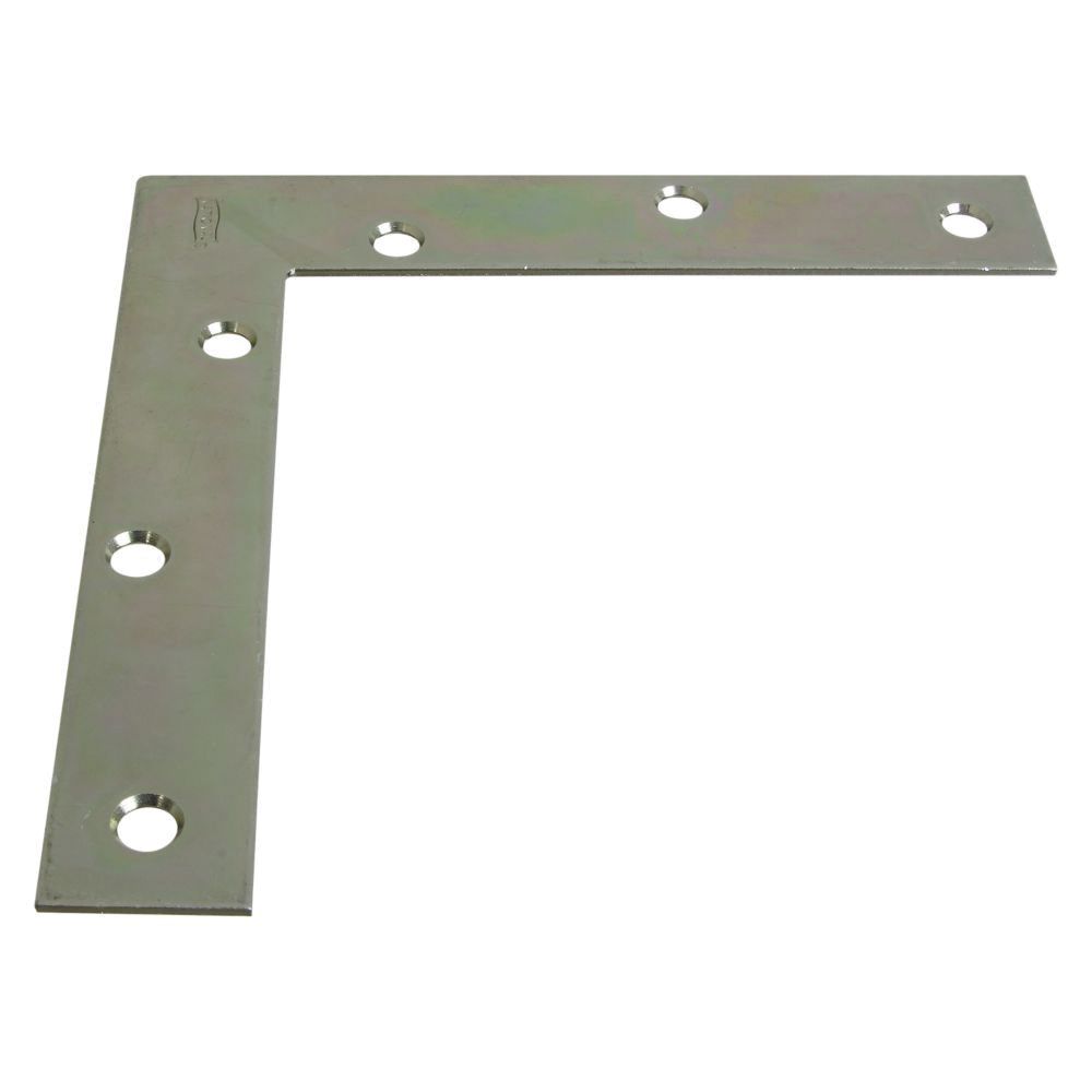 National Hardware 6 in. x 1 in. Zinc Flat Steel Corner Brace