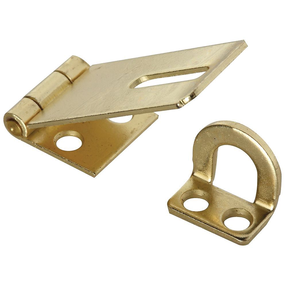 National Hardware 1-3/4 in. Brass Safety Hasp