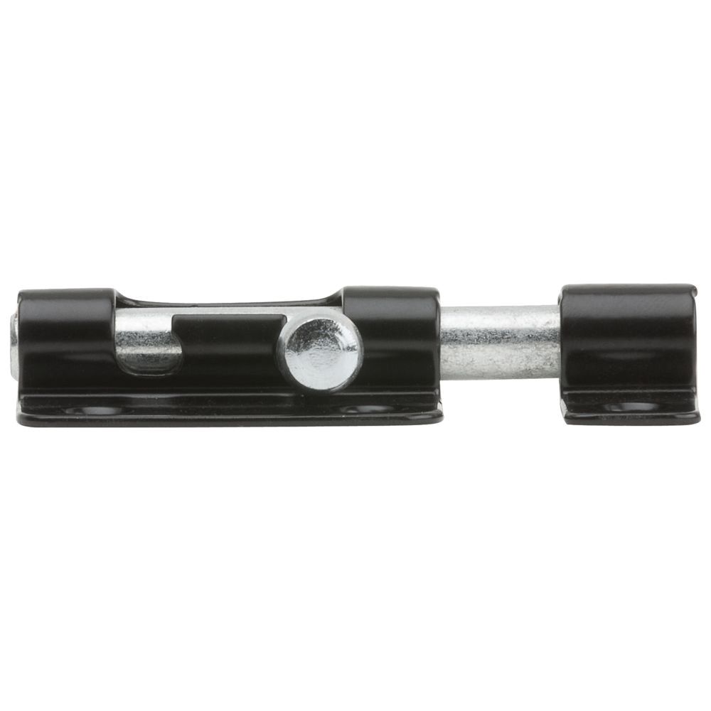 National Hardware 2-1/2 in. Black Standard Barrel Bolt