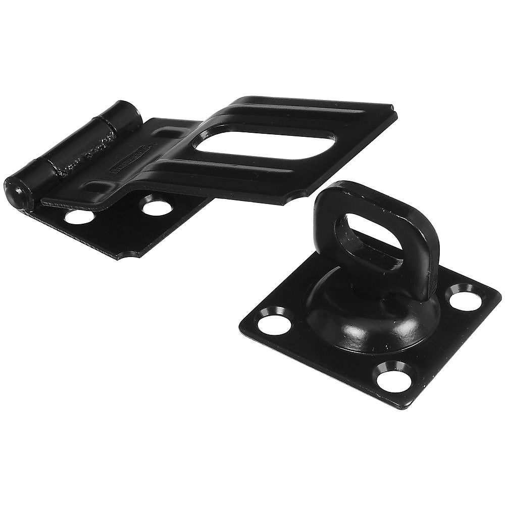 National Hardware 3-1/4 in. Black Safety Hasp