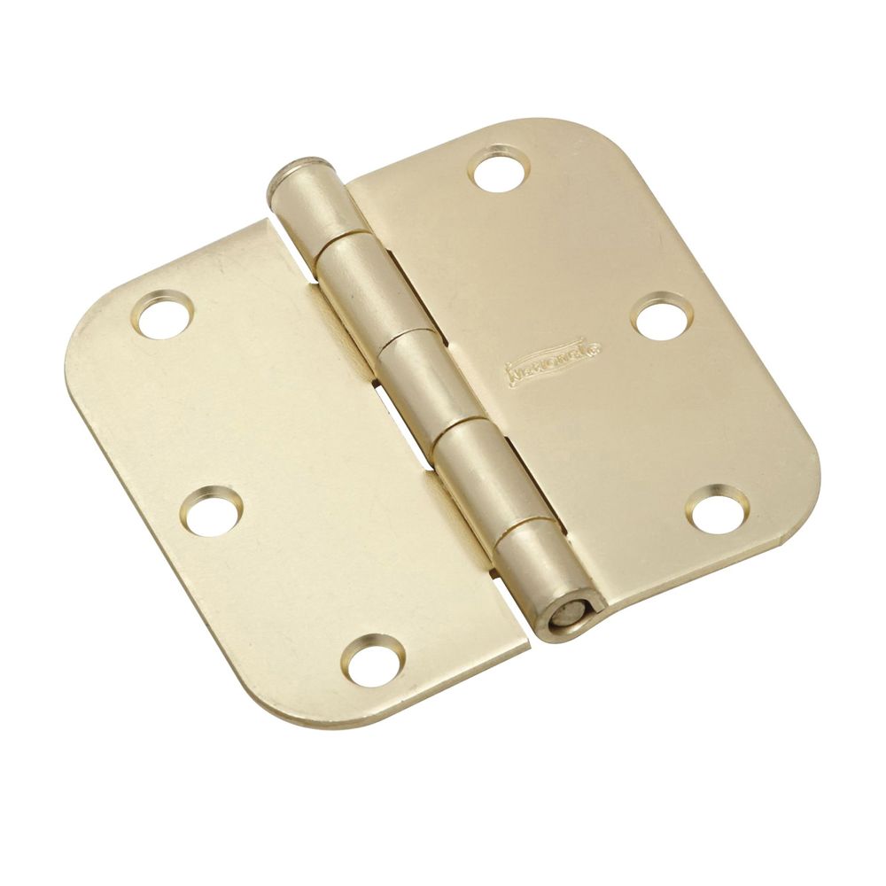 National Hardware 3-1/2 in. Satin Brass Door Hinge