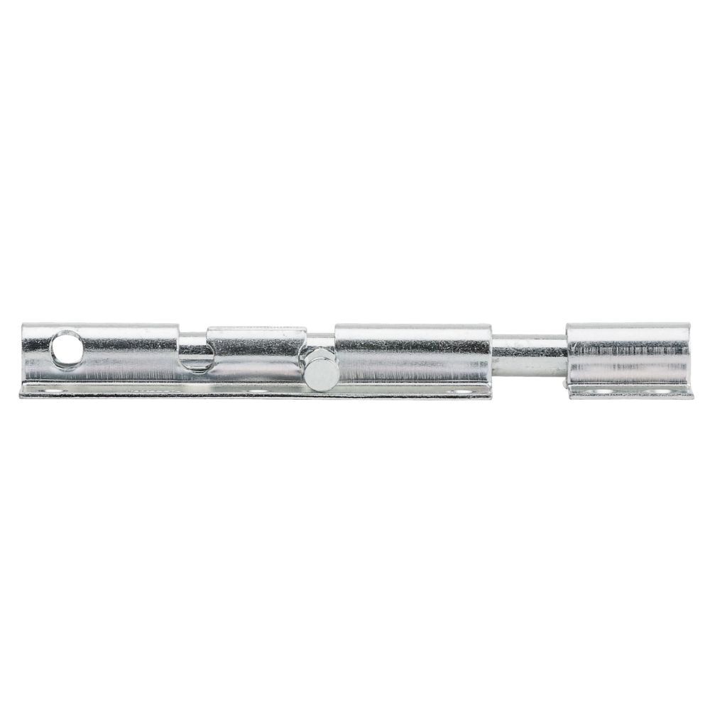 National Hardware 6 in. Zinc-Plated Barrel Bolt