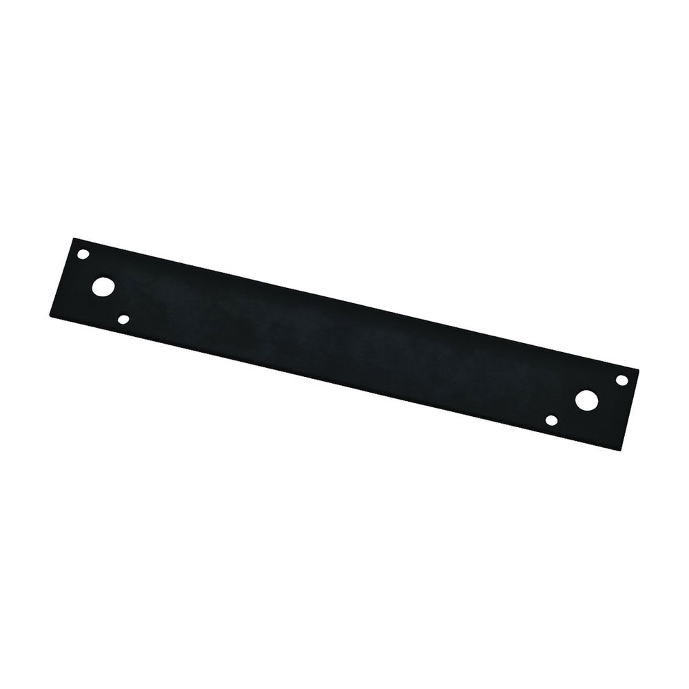 National Hardware 10 in. x 1-1/2 in. x 1/8 in. Black Steel Strap Brace