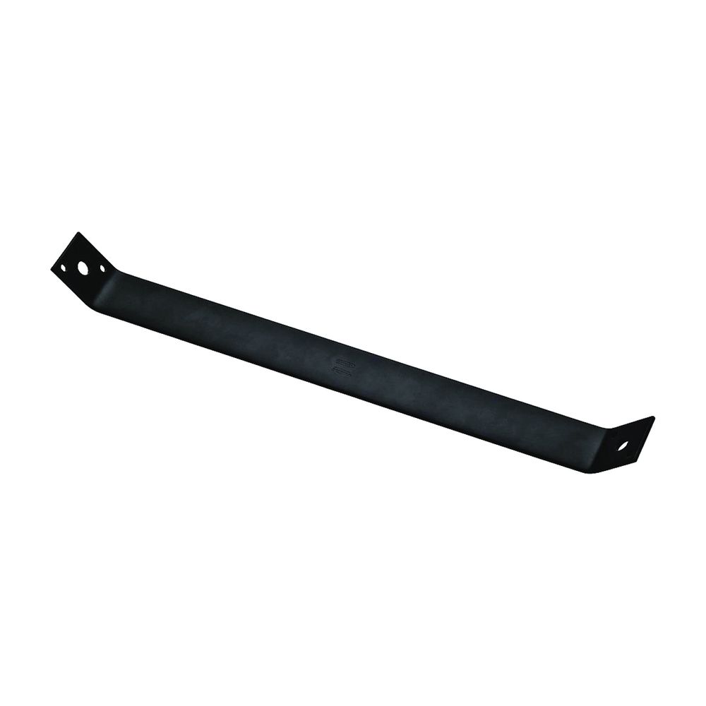National Hardware 16-5/16 in. x 1-1/2 in. x 1/8 in. Black Strap Brace