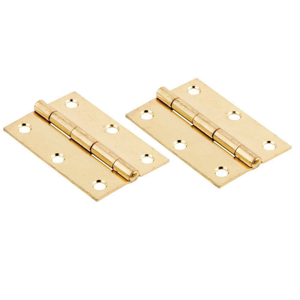 National Hardware 3 in. Narrow Brass Utility Hinge