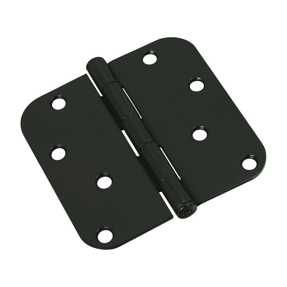 National Hardware 3-1/2 in. 5/8 in. Radius Round Corner Oil-Rubbed Bronze Door Hinge