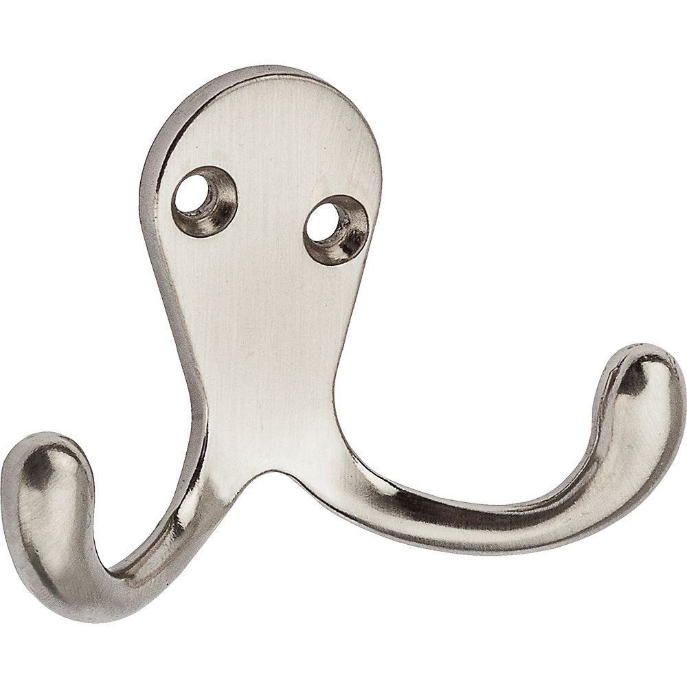 National Hardware V163 Satin Nickel Coat and Hat Hook